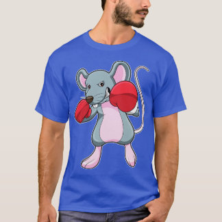 Rat beim Boxen mit Boxhandschuhen T-Shirt