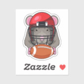 Rat beim Fußballsport Aufkleber (Blatt)