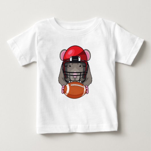 Rat beim Fußballsport Baby T-shirt (Vorderseite)