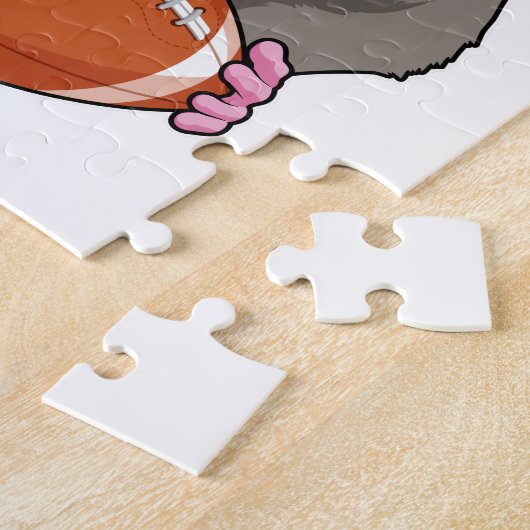 Rat beim Fußballsport Puzzle (Seite)