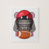 Rat beim Fußballsport Puzzle (Vertikal)