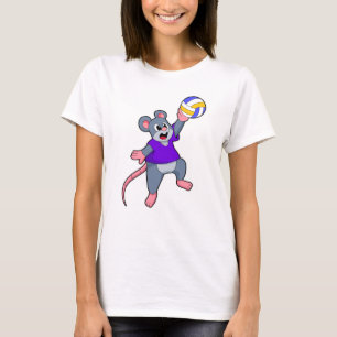 Rat beim Volleyball Sports T-Shirt