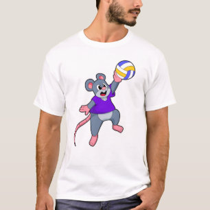 Rat beim Volleyball Sports T-Shirt