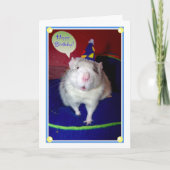 Rat Birthday Card Karte (Vorderseite)
