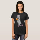Rat Bowling Bowling Ball Sports T-Shirt (Vorne ganz)