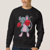Rat Boxer Boxing Gloves Sweatshirt (Vorderseite)