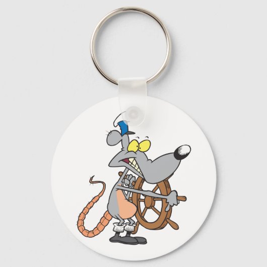 Rat Captain Schlüsselanhänger (Vorderseite)