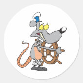 Rat Captain Stickers (Vorderseite)