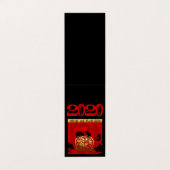 Rat Chinesischer Brauch Neujahr Zodiac Bithday FBC Visitenkarten (Außenseite Aufgefaltet)