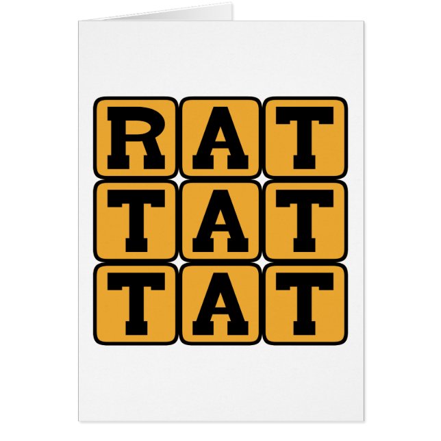 Rat, das, Trommelmuster (Vorne)