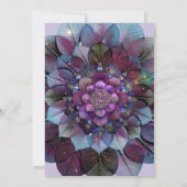 Rat der Blätter | Mandala Einladung (Rückseite)