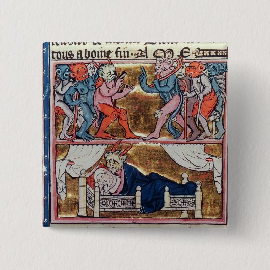 Rat der Dämonen, 'vom l'Histoire de Merlin' Button (Vorderseite)