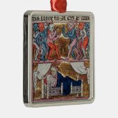 Rat der Dämonen, 'vom l'Histoire de Merlin' Silbernes Ornament (Rechts)