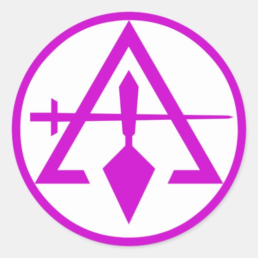 Rat der Kryptischen Masons, NICHT WASSERPROOF Runder Aufkleber (Vorderseite)