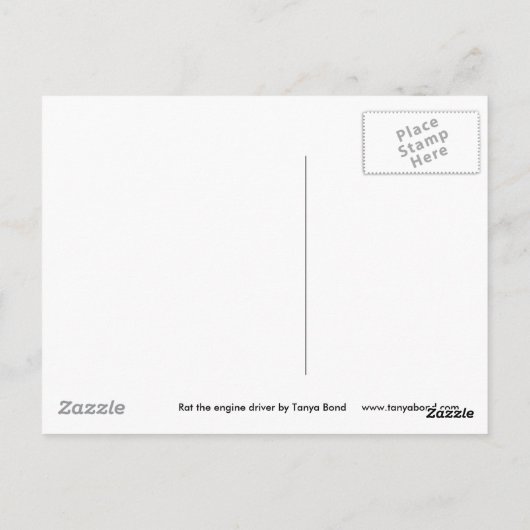 Rat der Motor-Fahrer Postkarte (Rückseite)