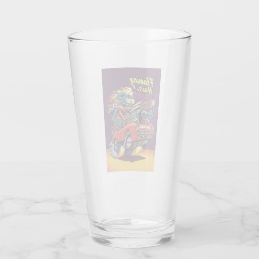Rat Fink 20 Trinkglas Glas (Rückseite)