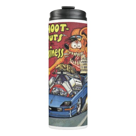 Rat Fink 6 Heißgetränk Thermosbecher (Vorderseite)