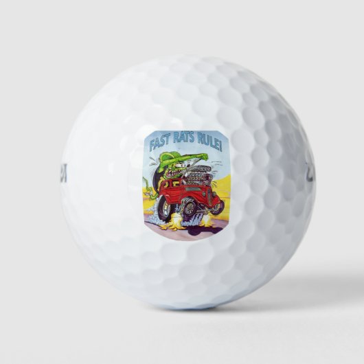 Rat Fink 8 Golfbälle (Vorderseite)