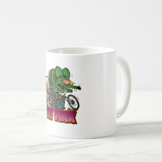 Rat Fink Vintag Kaffeetasse (VorderseiteRechts)