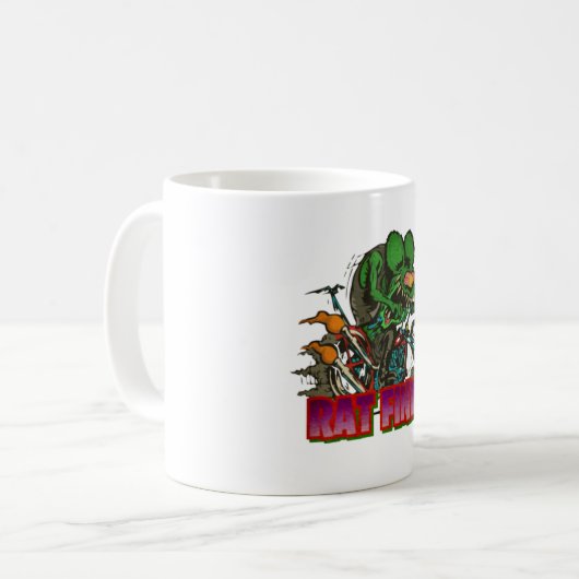 Rat Fink Vintag Kaffeetasse (Vorderseite Links)