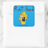 RAT FOOD STICKER FÜR WUNDERSCHMERZPROJEKT (Tasche)