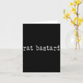 Rat Funny Quote Karte (Gelbe Blume)