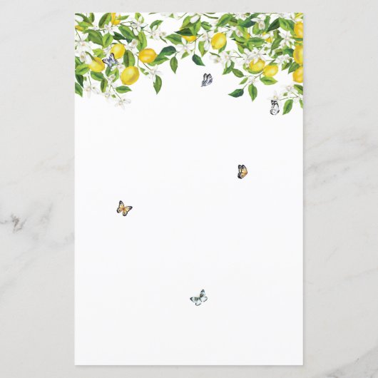 Rat für die Braut | Summer Lemon Brautparty (Rückseite)