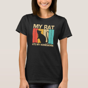 Rat für Kinder Jungen Mäuse Haustier Rat T-Shirt