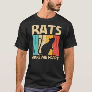 Rat für Männer Frauen Maus Ratte Rat 5 T-Shirt