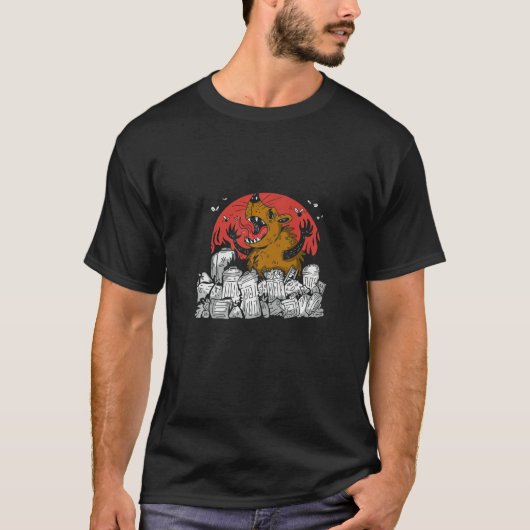 rat garbage flys smell Premium T-Shirt (Vorderseite)