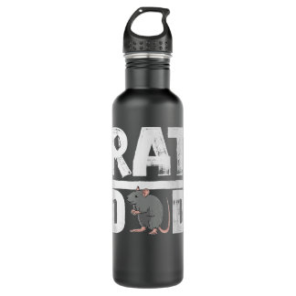 Rat Heartbeat Rat Lover Edelstahlflasche