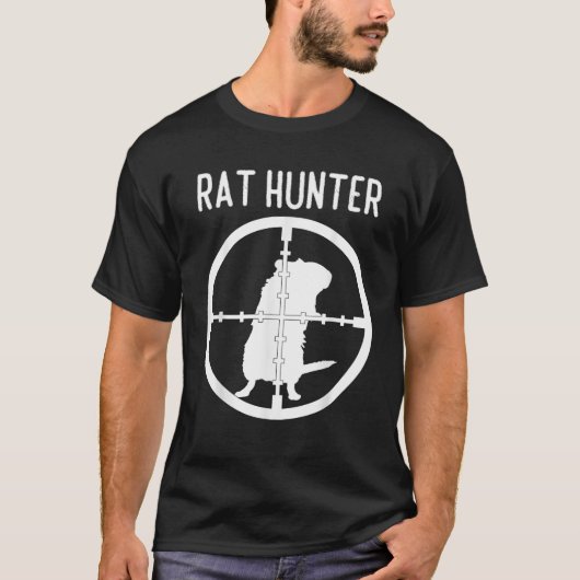 Rat Hunter Mouse Kontrolle Expert T-Shirt (Vorderseite)