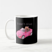 Rat I Can't Drive Funny For Men Women Kaffeetasse (Links)