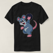 Rat im Bowling mit Bowlingball T-Shirt (Design vorne)