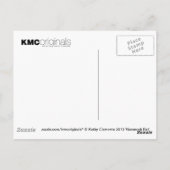 Rat in Hammock Postcard KMCoriginals Postkarte (Rückseite)