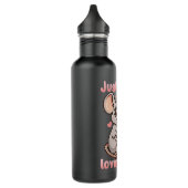 Rat Just a Girl, die Lieben Rats Kawaii Edelstahlflasche (Links)