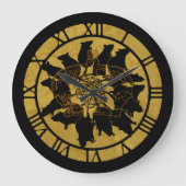 Rat King Große Wanduhr (Vorderseite)