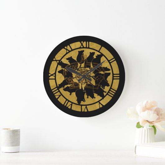 Rat King Große Wanduhr (Zuhause)