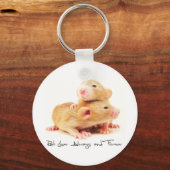 Rat Lover Always and Forever Schlüsselanhänger (Vorderseite)