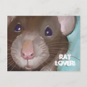 Rat Lover Postcard Postkarte (Vorderseite)