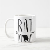 Rat Mama — Funny Retro Pet Mouse Rat oder Rodent G Kaffeetasse (Links)