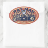 Rat Man II-ov Ovaler Aufkleber (Tasche)