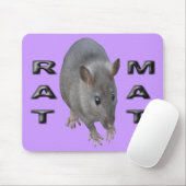 Rat Mat Mousepad (Mit Mouse)