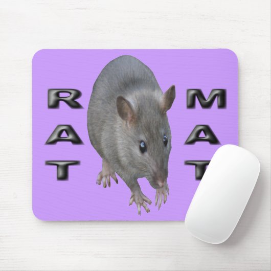 Rat Mat Mousepad (Mit Mouse)