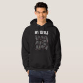 Rat Mice Rat Mouse  My Girls  Funny Rat Hoodie (Vorne ganz)