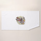 Rat Motocross Rider Badehandtuch (Badehandtuch)