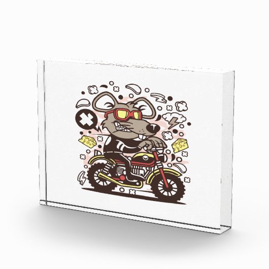 Rat Motocrosser Fotoblock (Rechts)