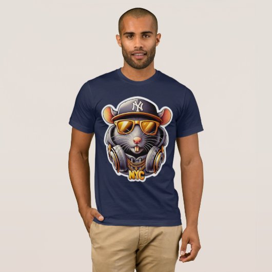 RAT-NYC URBAN STYLE 2 T-Shirt (Vorne ganz)