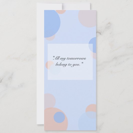 Rat Pack Einladung - Blau (Rückseite)