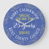 Rat-Preis für langjährige Dienste mit Jahren Große Wanduhr (Vorderseite)